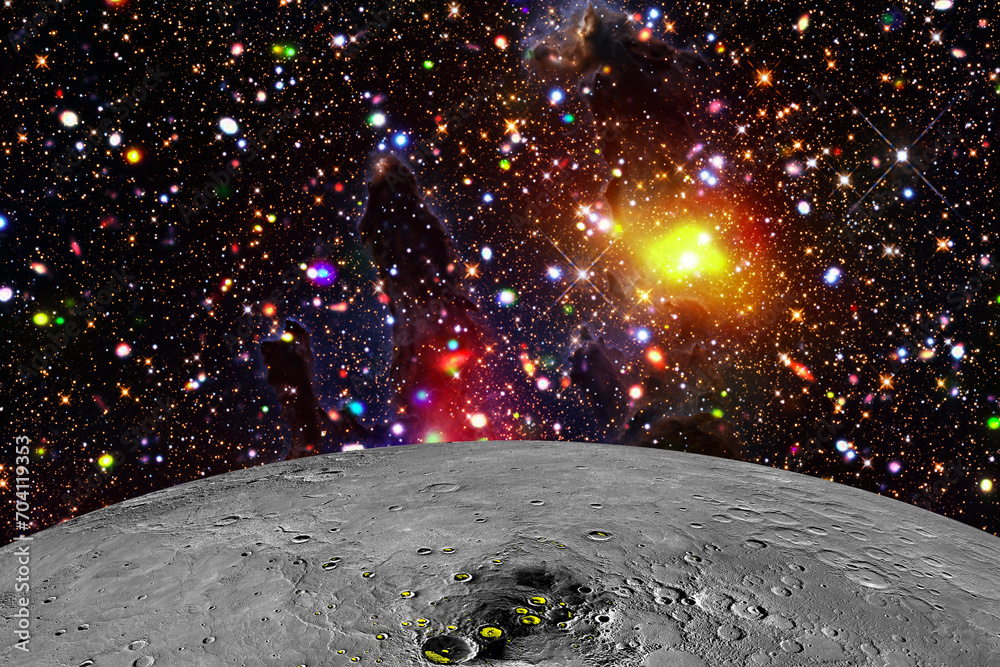 Wall mural extrasolar planet. the elements of this image furnished by nasa.