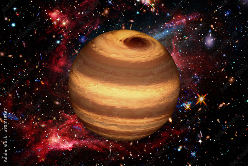 Canvas Prints extrasolar planet. the elements of this image furnished by nasa.
