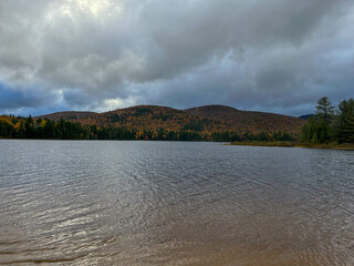 clouds over the river