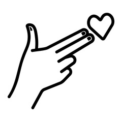 Obraz premium hand icon