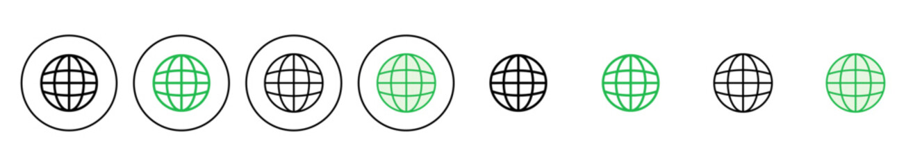 Web icon set. go to web icon. web click icon