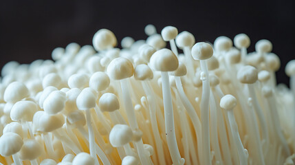 Enoki mushrooms