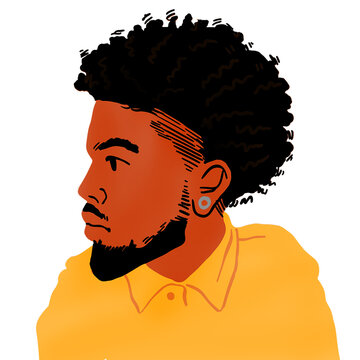 joven afro