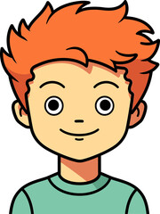 Obraz premium Vector Illustration of a Happy Child Boyish Delight Vector Drawing