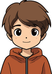 Captating Expressions Boy Vector Innocent Antics Boy Vector Illustration