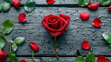 Valentins Day 2024 Eternal Love Illustration Greeting Card Wallpaper Digital Art Magazine Background Poster Cover