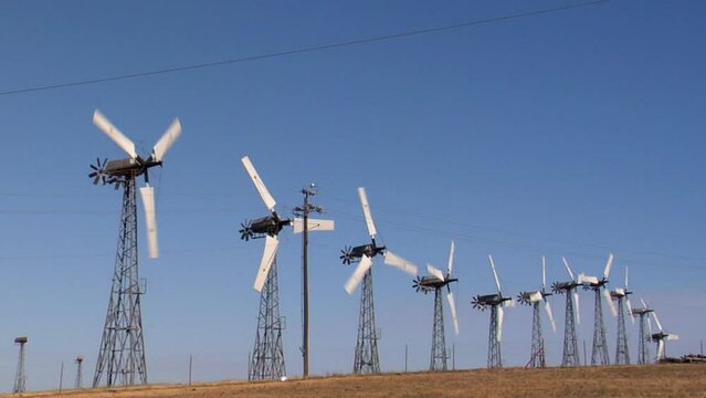 Windmills in California
