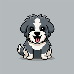 Cute dog logo