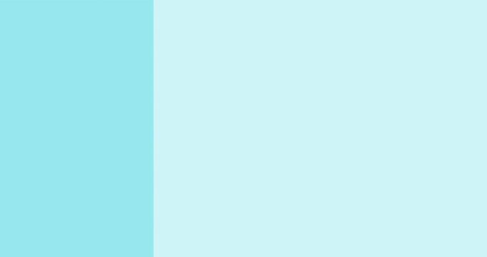 Simple transition animation. Modern blue shapes transition in horizontal direction on black background.