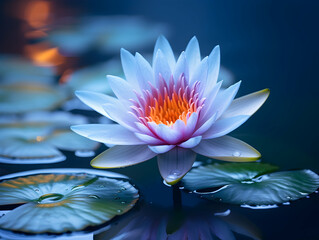 lotus flower in studio background, single lotus flower, Beautiful flower images