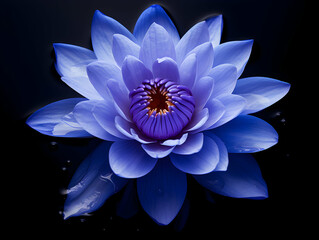 lotus flower in studio background, single lotus flower, Beautiful flower images