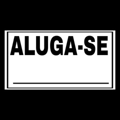 for rent sign in Portuguese