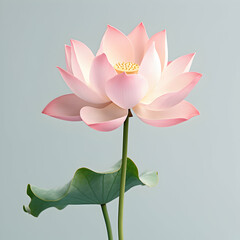 lotus flower in studio background, single lotus flower, Beautiful flower images
