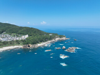 Fototapeta premium 高知県土佐清水市 足摺岬周辺の風景