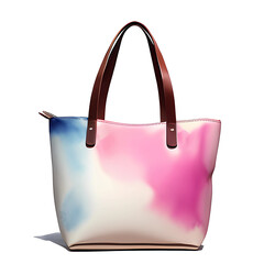 purse watercolor sketch illustration isolated no background