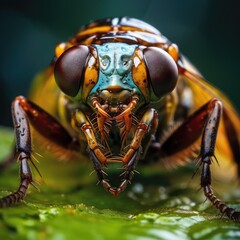 Fototapeta premium Close up cicada insect macro