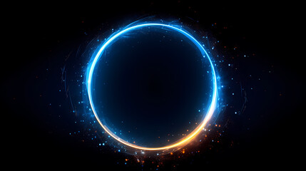Obraz premium Technology abstract graphic poster web page PPT background, technology background