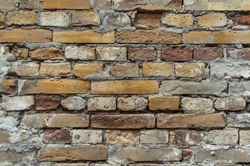 Rustic brick wall with vintage texture