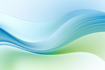 Fototapeta premium Pure liquid dynamic movement with droplets and bubbles, pure hydration element illustration