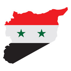 Syria country map icon