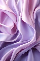 Obraz premium Purple silk fabric with gentle waves