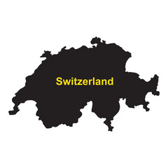 Obraz premium Map of Switzerland icon