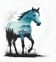 Majestic Horse Print