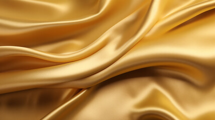 Obraz premium Golden silk fabric cloth background texture