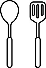 Kitchen Utensils Doodle Vector Illustration