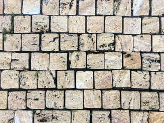 Abstract paint pattern on a retro and beautiful concrete surface.