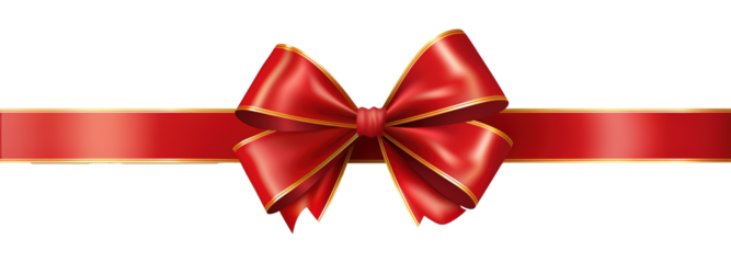 Red Ribbon Bow