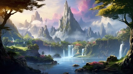 Fantasy Landscape Game Art