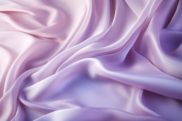 Gradient color pink silk fabric with soft waves