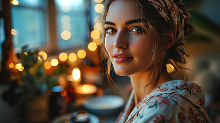 Beautiful girl, skin beauty, natural beauty