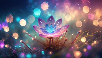 光り輝く奇跡の花　