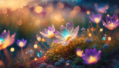 光り輝く奇跡の花　