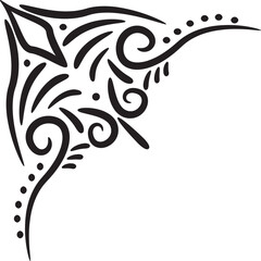 Vintage Antique Corner Element