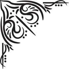 Vintage Antique Corner Element