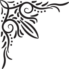 Vintage Antique Corner Element