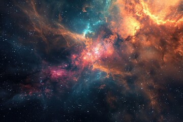 Fototapeta premium Striking galaxy backdrop for your creative project