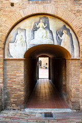 Fototapeta na wymiar Town Hall - San Gimignano - Italy