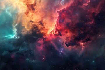 Fototapeta na wymiar Captivating space background for your artistic touch