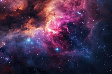 Dazzling galaxy setting for your design inspiration