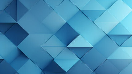 blue modern geometric abstract background  - obrazy, fototapety, plakaty