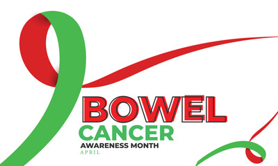 Bowel Cancer Awareness Month. background, banner, card, poster, template. Vector illustration.