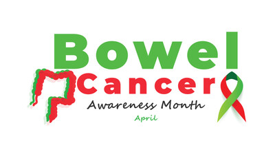 Bowel Cancer Awareness Month. background, banner, card, poster, template. Vector illustration.