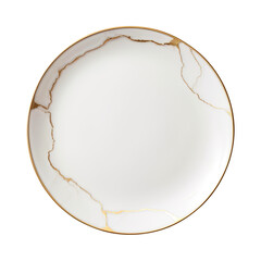 white plate isolated on transparent background Remove png, Clipping Path, pen tool
