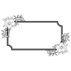 Set botanic blossom floral elements Decorative for Invitation Floral Flower Foliage Arrangement Wreath