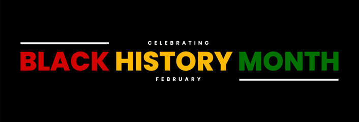 Black history month. African American History. Black history month celebration background design. Vector illustration