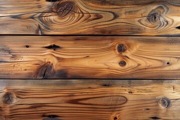 Textured surface of a rustic wooden table Showing wood grain and knots